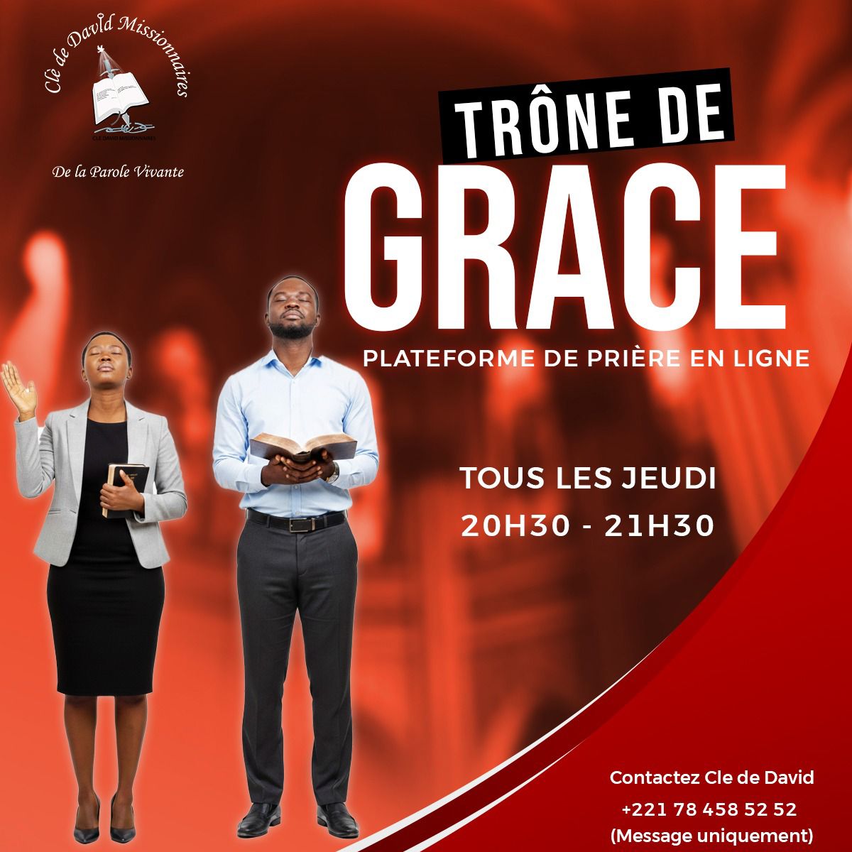 Trône de Grâce - plateforme de prière en ligne